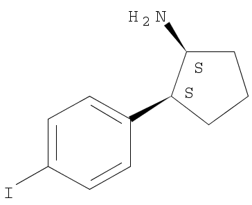 Cyclopentanamine, 2-(4-iodophenyl)-, (1R,2R)-rel-